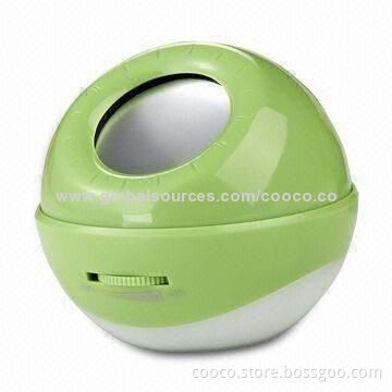 Cheap Stereo Mini Speaker with LED Display, Customized Colors and Logos Welcomed
